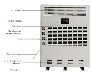 20 kg/h Industrial deshumidificador con unidad de tratamiento de aire ventilador de la máquina - Product Image 4