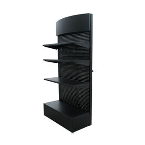 Exhibidor de Piso Metálico Personalizado con 4 Ruedas, Exhibidor de Aceite de Motor para Aceite de Máquina, Directo de Fábrica - Product Image 1