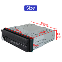 Lecteur DVD de voiture Navifly 7'' 1Din Android 11 universel pour voiture, écran télescopique électrique multimédia, BT 1080P vidéo, radio FM