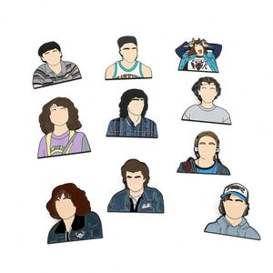 Spille in smalto duro per cose strane <span class=keywords><strong>serie</strong></span> <span class=keywords><strong>TV</strong></span> nuovo Designer cappello a spilla accessori alla rinfusa Teleplay persona attore regali di nozze - Product Image 5