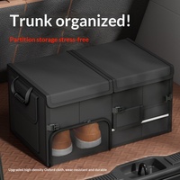 Boîte de rangement pliable pour voiture en tissu Oxford, organisateur de coffre multifonctionnel pour la vente en gros, fabriqué en Chine