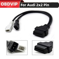 Cable para Auto en Oferta, Cable de Conversión OBD de 16 Pines 2*2P para Audi