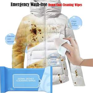 Lingettes nettoyantes et <span class=keywords><strong>d</strong></span>écontaminantes pour doudounes non tissées, lingettes humides pour le lavage des vêtements, lingettes anti-taches pour doudounes - Product Image 3