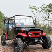 Mini Jeep tout-terrain 4 places personnalisable avec treuil 4x4 UTV pour adultes