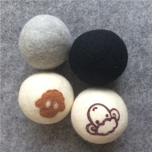 Meilleure vente 2023 boules <span class=keywords><strong>de</strong></span> séchage originales blanches 100% <span class=keywords><strong>laine</strong></span> biologique pour linge - Product Image 4