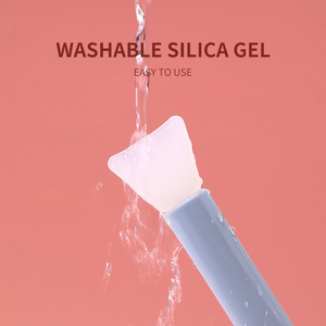 Pinceau applicateur de masque facial en silicone double extrémité avec spatule pour masque d'argile DIY et soins spa - Product Image 5