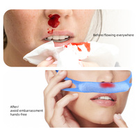 Meilleures ventes : Bandes nasales colorées, coussinets de nez extensibles et rebondissants, bandes élastiques en nylon à fixation auriculaire, Modèle 389