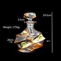 Machine Press Golden Calypso Glas Wijn Decanter