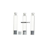Emballage de stérilisation Majormays, bouchon à vis en aluminium, écologique, résistant à l'eau, durable, petite capacité 3 ml, verre cosmétique