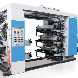 Hot Sale High Speed 4 Colors Kraft Paper Roll Flexo Printing Machine Chinese Manufacturer