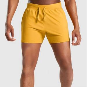 กางเกงขาสั้นกีฬาผู้ชาย แห้งเร็ว สำหรับเล่นน้ำทะเล ปลอดภัยต่อปะการัง สีพื้น ผ้าโพลีเอสเตอร์ กางเกงชายหาด ป้องกันรอยยับ ระบายอากาศได้ดี - Product Image 3