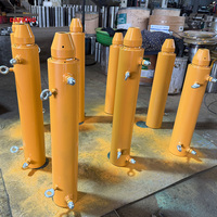 Pompe hydraulique de précontrainte 20 tonnes avec vérins de tension 14T, 25T, 30T pour dalles alvéolaires et câbles mono-filament, avec flexibles d'huile 700 bars