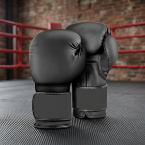 Gants de boxe professionnels sur mesure en similicuir avec fermeture auto-agrippante réglable pour la poignée – Vente en gros (lot de 7) - Product Image 3