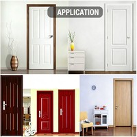 Vente Directe Porte de Chambre Haut de Gamme Personnalisable en Bois Massif, Design de Porte de Chambre, Portes Mélaminées, Panneau de Revêtement de Porte