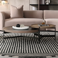 Table centrale de luxe, mobilier moderne de salon, Table basse en acier inoxydable pour maison hôtel