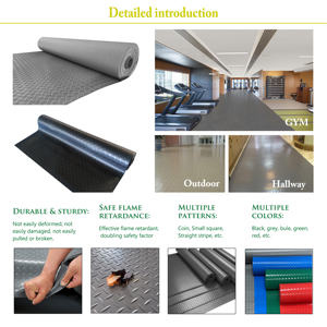 <span class=keywords><strong>Tapis</strong></span> d'intérieur moderne en PVC pelucheux pour garage de voiture, atelier, écologique, antidérapant, rouleau de sol - Product Image 4