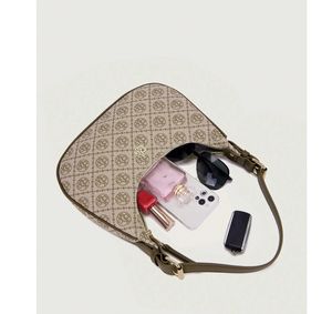 Borsa Tote da <span class=keywords><strong>Donna</strong></span> in PU Marrone di Alta Qualità con Decorazione di Perle e Chiusura a Cerniera, Sotto i 2000 Euro, MOQ 3 Pezzi con Logo Personalizzato - Product Image 6