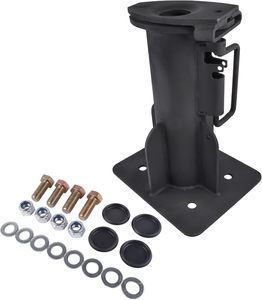 Adaptateur <span class=keywords><strong>de</strong></span> <span class=keywords><strong>remorque</strong></span> à col <span class=keywords><strong>de</strong></span> cygne <span class=keywords><strong>de</strong></span> 15 po, poche <span class=keywords><strong>de</strong></span> boule <span class=keywords><strong>de</strong></span> 2-5/16 po, capacité <span class=keywords><strong>de</strong></span> 20 000 lb et <span class=keywords><strong>plaque</strong></span> <span class=keywords><strong>de</strong></span> verrouillage auto-centrante, coupleur - Product Image 2