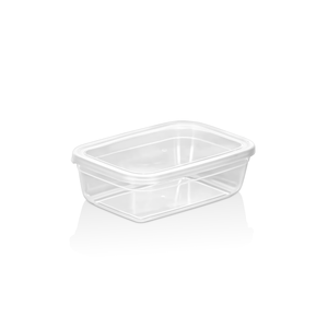 Contenedor de comida de plástico Rectangular de 900ml con tapa, caja de almacenamiento de cocina, organizador doméstico - Product Image 2