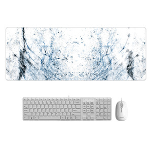 Bantalan Mouse abu-abu kualitas tinggi alas Mouse Overlocked Xxl papan ketik <span class=keywords><strong>Desktop</strong></span> bantalan meja seri abu-abu alas meja permainan Aksesori komputer - Product Image 3