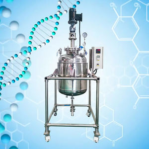 Cuve de réacteur chimique en lots de réacteur de cristallisation de réservoir agité continu en acier inoxydable avec réservoir de mélange - Product Image 3