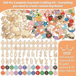 Kit <span class=keywords><strong>de</strong></span> fabricación <span class=keywords><strong>de</strong></span> llaveros con brillo labial y dijes, Suministros para manualidades DIY, Ganchos para llaveros resistentes, Anillas <span class=keywords><strong>de</strong></span> unión, Cierres <span class=keywords><strong>de</strong></span> langosta, Cadenas - Product Image 5