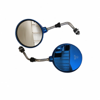 Rétroviseur universel pour tricycle, pour Bajaj Tuk Tuk Re205, rétroviseurs pliants pour moto, rétroviseurs latéraux ronds colorés