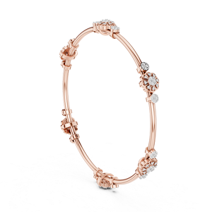 Designer Lab Grown Diamond Rose Gold <b>Bracelet</b> for Women Luxury Fine Jewelry Elegant Stylish Fashion Gift - Product Image 2