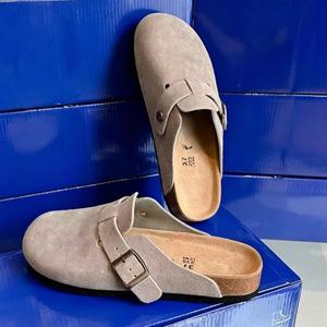 Sandalias <span class=keywords><strong>Birkenstock</strong></span> de Verano, Impermeables, de Cuero Genuino, Punta Cerrada, Plataforma, para Playa, Invierno, Forro de Moda, Piel - Product Image 4