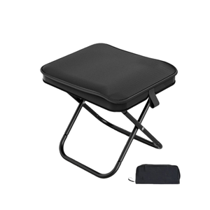 Tabouret pliable miniature de style sac à main en tissu Oxford de qualité supérieure, chaise portable pour le camping en plein air, la pêche et les pique-niques - Product Image 1