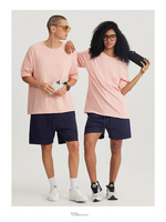 T-shirt unisexe en coton 100% uni, manches courtes, effet rafraîchissant, style streetwear japonais et chinois, multicolores, basique