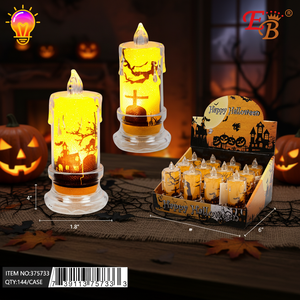 Bougie LED d'Halloween 4 "avec 144pcs 12DIS(12)/CS Halloween Lights - Product Image 3