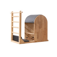 Baril d'escalade Pilates MJD W17 en chêne, durable, écologique, équipement de fitness portable, garantie 2 ans, pour adultes, studio, box body