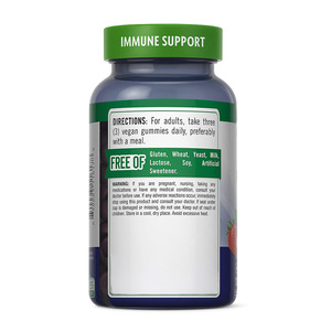 Gommose Naturali di Calcio, Magnesio e Zinco per la Crescita dei Adolescenti, 50mg, 120 Gommose, Supporto Immunitario e Recupero, Salute Personale Maschile - Product Image 2
