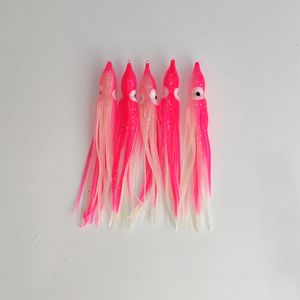 Señuelos de Pesca, faldas de calamar, anzuelos suaves de agua salada - Product Image 5