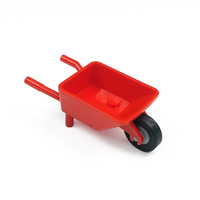 Bloques de Construcción de Partículas Pequeñas Moc DIY 98288, Accesorios para Carretilla de Una Sola Rueda, Herramienta de Transporte para Construcción e Ingeniería Urbana