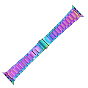 สายนาฬิกาแม่เหล็กสีรุ้ง สายอะลูมิเนียม สำหรับสมาร์ทวอทช์ สีตามสั่ง - Product Image 2