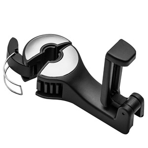 360 asiento trasero de coche de camión retráctil giratorio asiento trasero universal soporte de teléfono ganchos colgador - Product Image 2