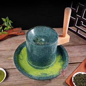 Accueil Mini main multi-usages naturel manuel Song Dynasty outils <span class=keywords><strong>de</strong></span> commande <span class=keywords><strong>de</strong></span> thé Matcha poudre moulin à pierre - Product Image 2