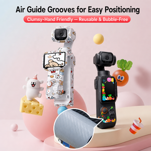ชุดสติกเกอร์ป้องกันกล้องแบบไดคัทสำหรับ Insta360 Luna Pro ป้องกันได้อย่างแม่นยำ ครอบคลุมทั้งตัวกล้อง - Product Image 4