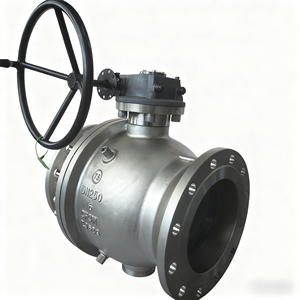 Vanne à boisseau sphérique manuelle à bride de type fixe Q347F 16R de haute qualité pour applications chimiques et de pipeline - Product Image 2
