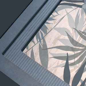 Piastrelle in Porcellana con Design Classico Italiano, Motivo Floreale in Rilievo, Effetto Marmo Opaco Rustico per Balconi, Pareti e Pavimenti del <span class=keywords><strong>Bagno</strong></span> - Product Image 3