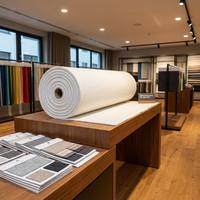 Rouleau de feutre blanc aiguilleté sur mesure, largeur et épaisseur personnalisables, feutre industriel en laine et polyester pour rembourrage de meubles, coussins et artisanat