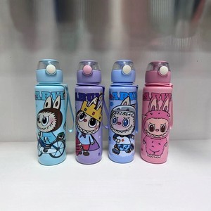 Pulipu Plastic <b>Water</b> <b>Bottle</b> Cartoon Hinged Cap <b>Childrens</b> Portable Travel Cup Bpa Free - Product Image 4