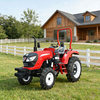 Livraison gratuite, tracteur agricole miniature diesel EPA 50HP 4x4 avec pompe, USA CE