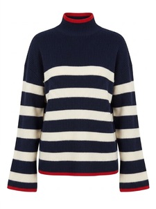 Cardigan en tricot ajouré bleu pour femme, pull d'été en viscose/nylon/polyester, long - Product Image 2