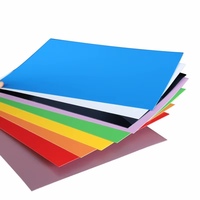 Feuilles de plastique PP transparentes polyvalentes personnalisées, motifs colorés, matériau pour cartes, couverture de dossier pour publicité, logo personnalisé