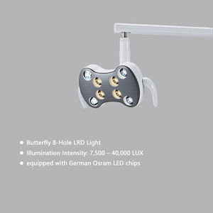 Nuevo Set Completo de Sillón Dental H1 con Certificación ISO, Unidad Dental Eléctrica de Tratamiento, de Metal, Plástico, Madera y Acero para Dentistas - Product Image 2