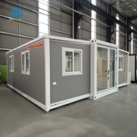 Maison-conteneur extensible de style européen avec panneaux sandwich et construction en acier, idéale pour les appartements, lit mezzanine gain de place
