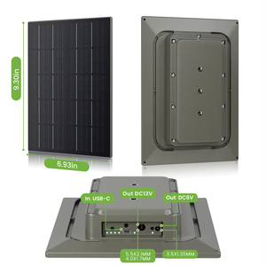 태양광 패널 트레일 타카탐 몰트리 스파이포인트 6V/12V 8W 12000mAh 충전식 리튬 사냥 카메라 배터리 재고 있음 - Product Image 6